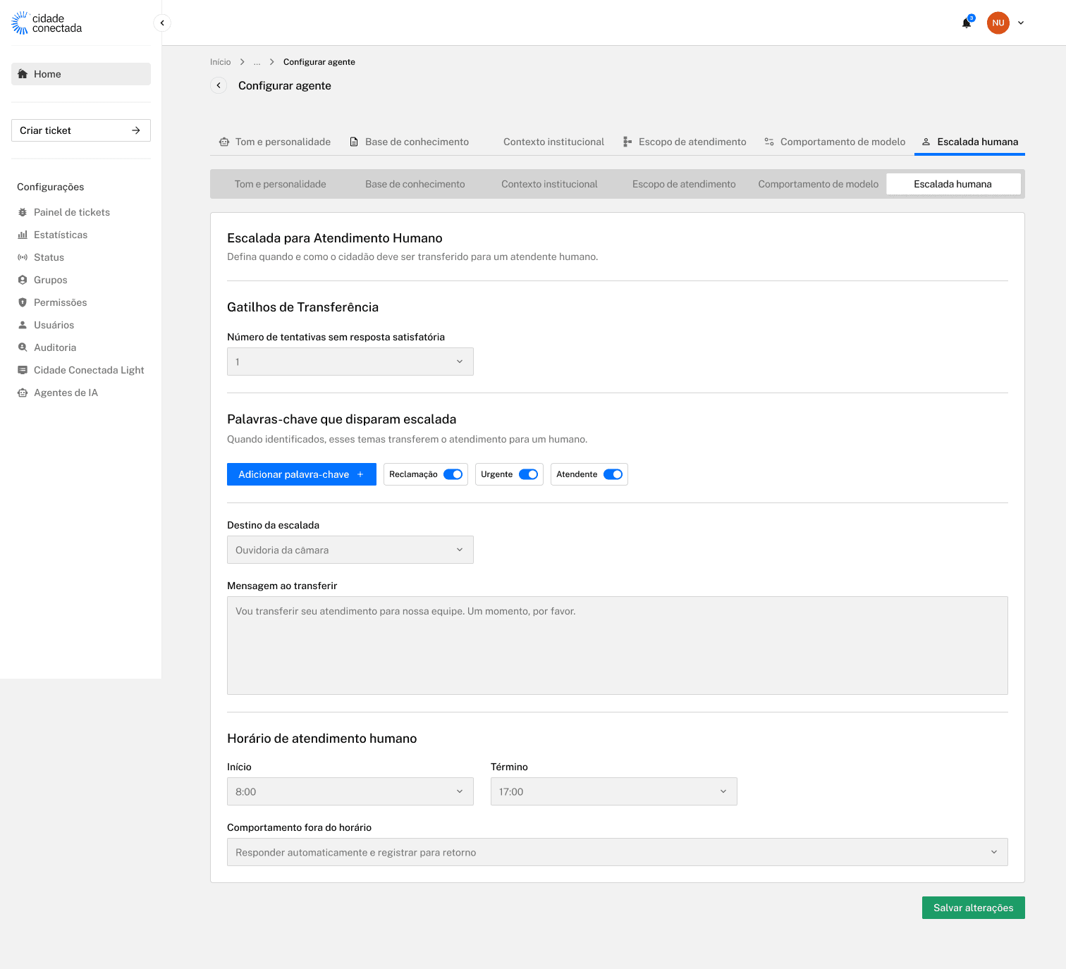 Chat IA Municipal - Desktop Screenshot 1