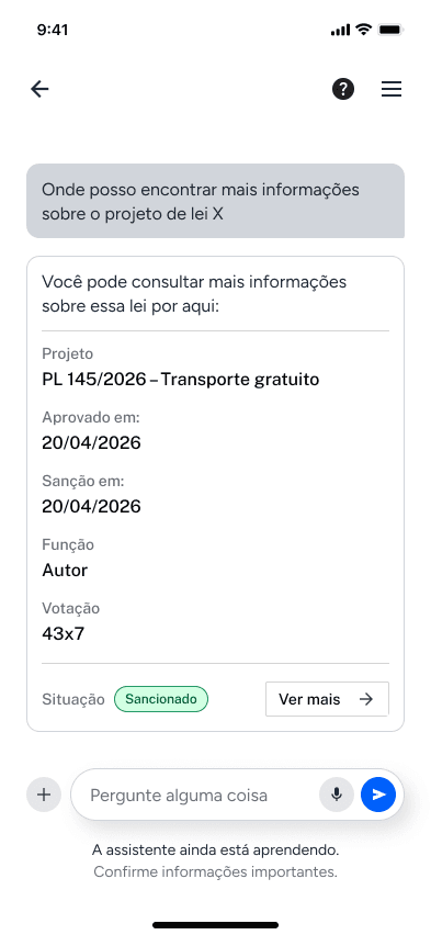 Chat IA Municipal - Mobile Screenshot 1