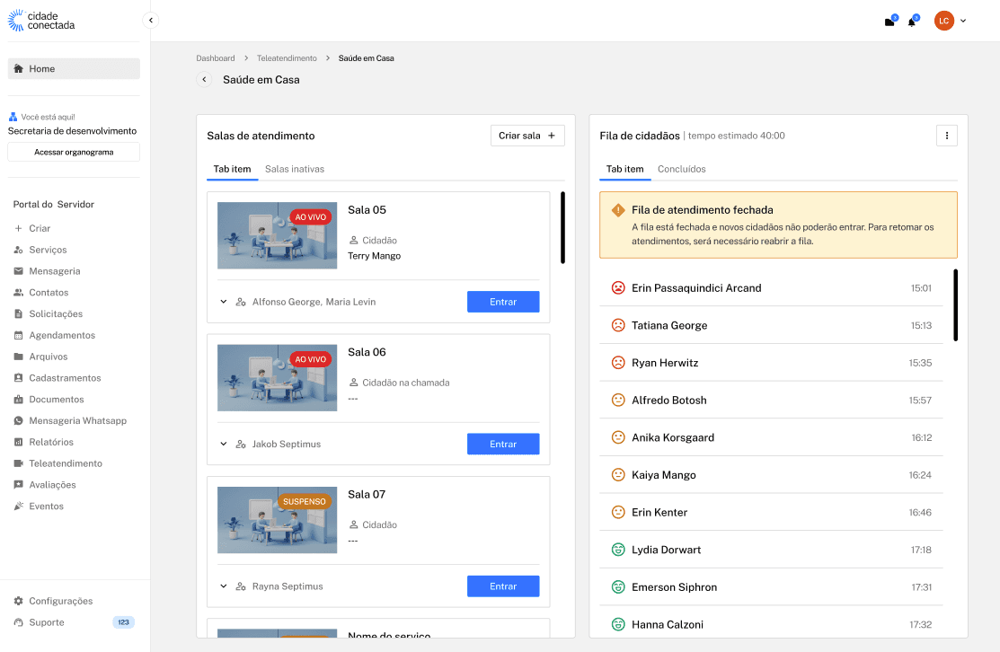 Teleatendimento - Desktop Screenshot 4